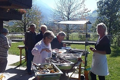 Cosy barbecue on the terrace