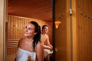 Sauna im Hotel Wieser